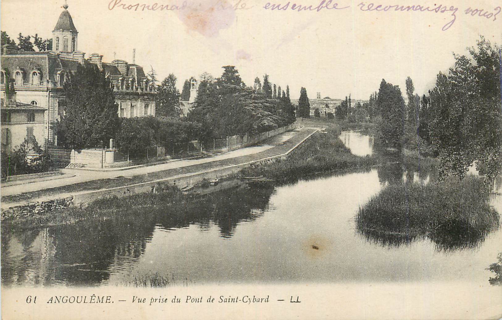 Angoulême — Vue prise du Pont de Saint-Cybard — LL