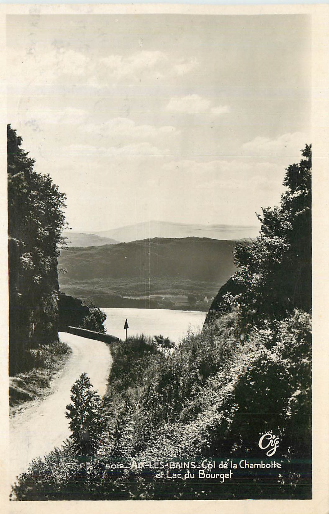 CPM Aix les Bains Col de la Chambotte et Lac du Bouget
