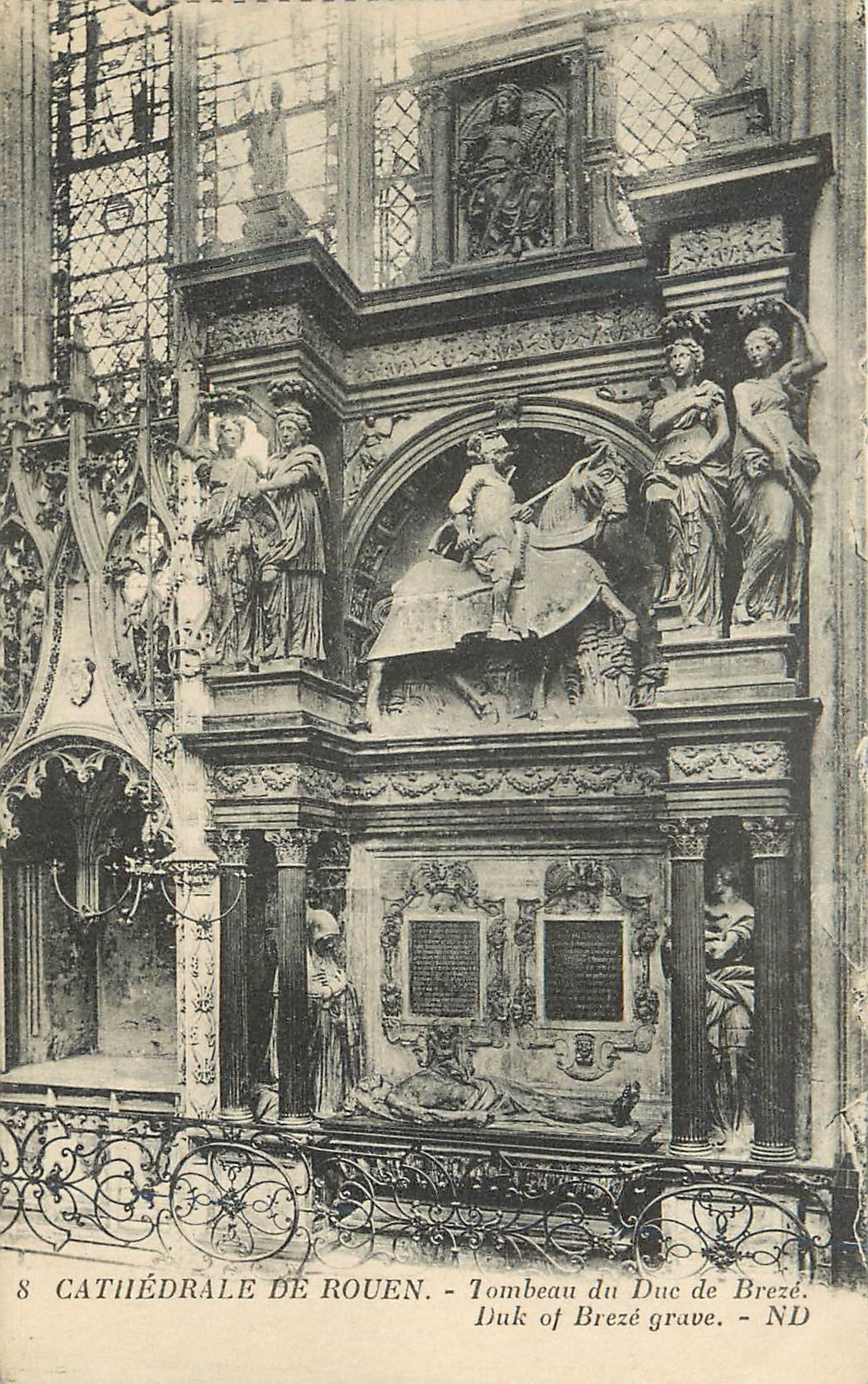 CPA Cathedrale de Rouen Tombeau du Duc de Breze