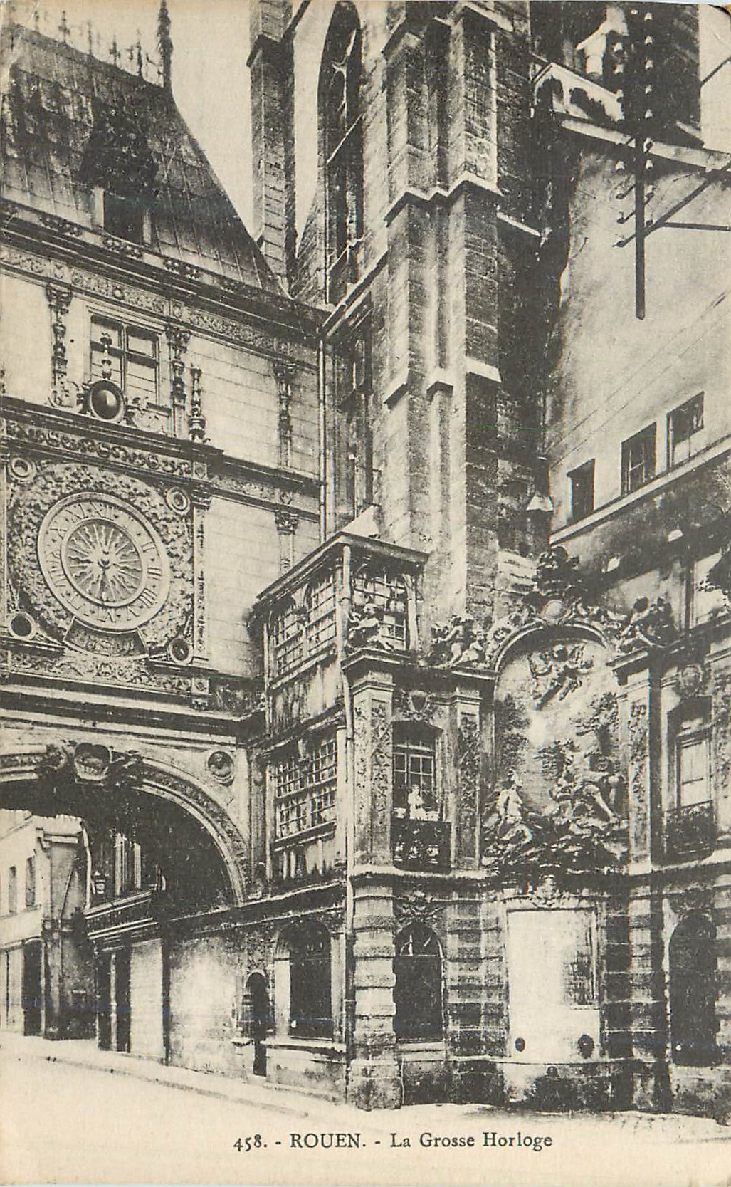 CPA Rouen La Grosse Horloge