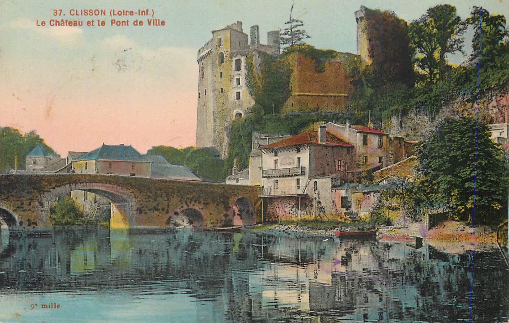 CPA Clisson (Loire inf) Le Chateau et le Pont de Ville