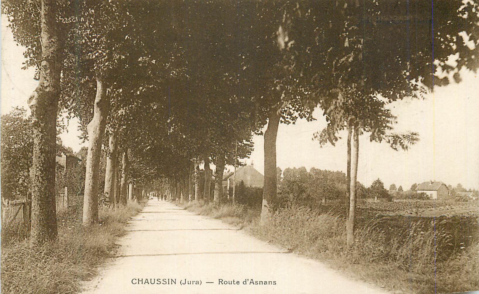 Chaussin (Jura) — Weg naar Asnans