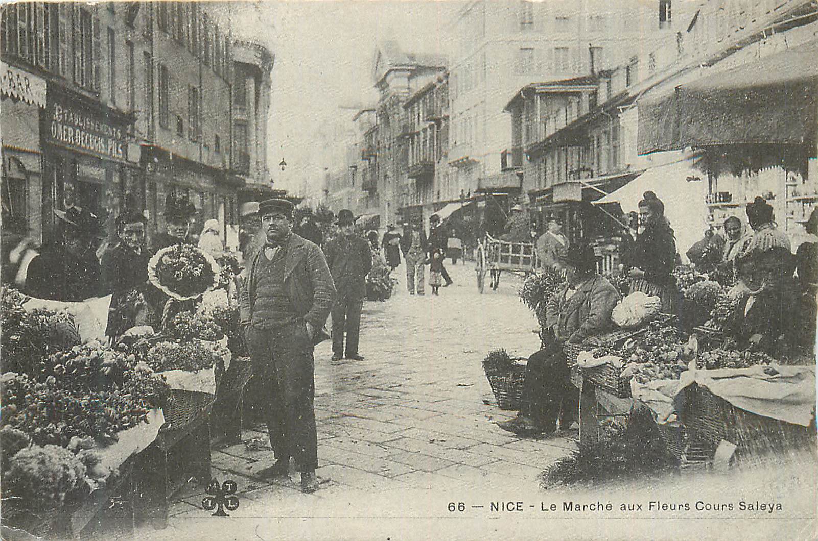 REPRO Nice Le Marche aux Fleurs Cours Saleya