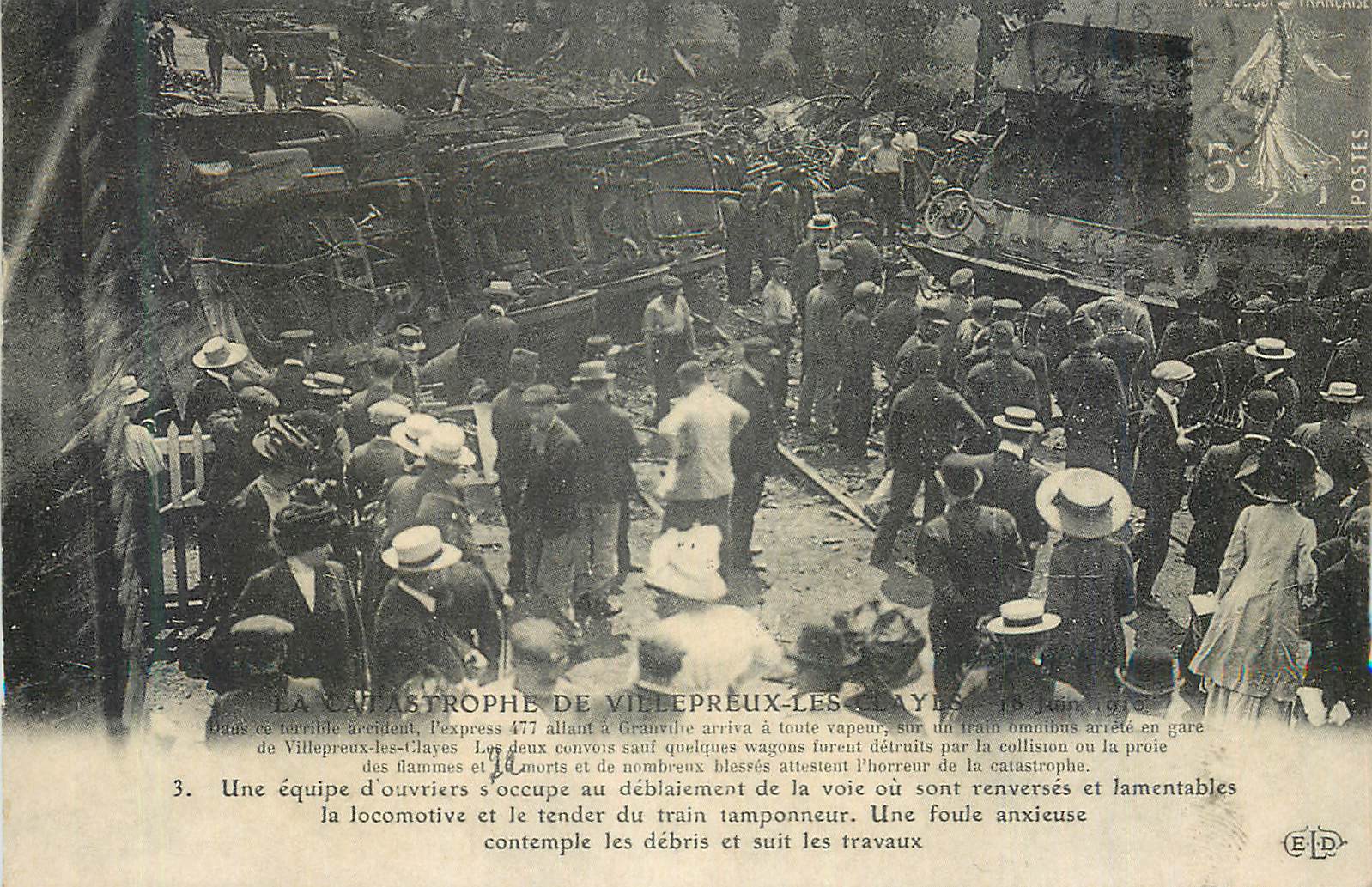 REPRO La Catastrophe de Villepreux les Clayes Train
