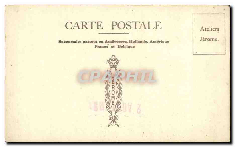 CPA Carte photo jeune homme Enfant — Rückseite