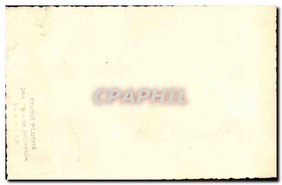 CPA Carte photo jeune homme  — Rückseite
