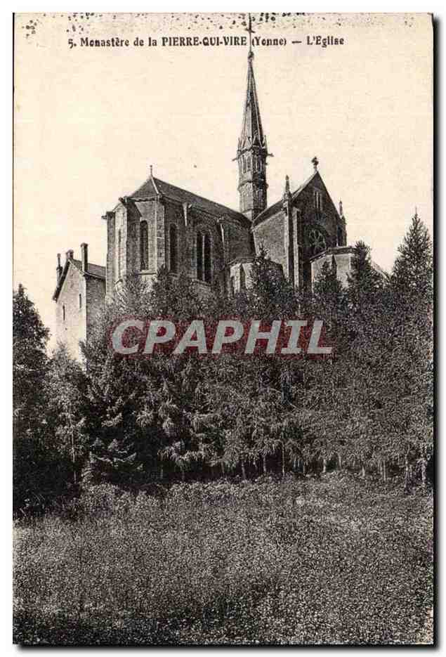 CPA Monastere de Pierre qui Vire L'eglise 