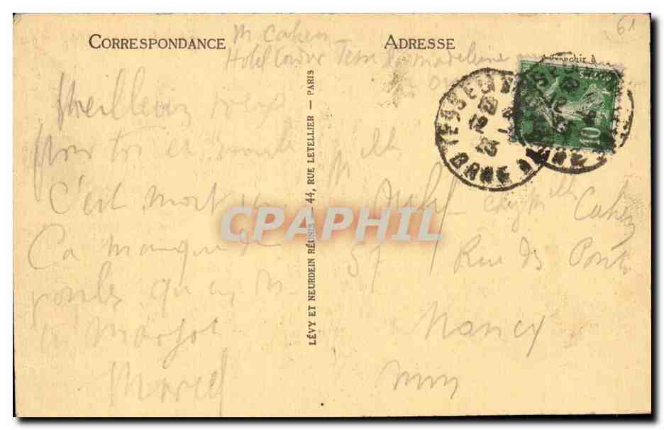 Bagnoles-de-l'Orne — Istituto Termale visto dai Rochers — LL — Verso