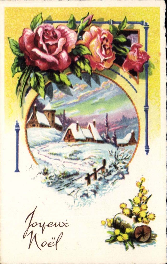 CPA Fantaisie Joyeux Noel 