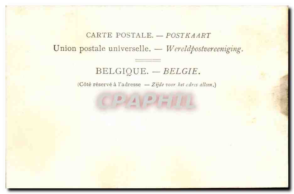 CPA Ecole flamande Rubens L'Assomption de la Vierge (cathedrale d'anvers) — Verso