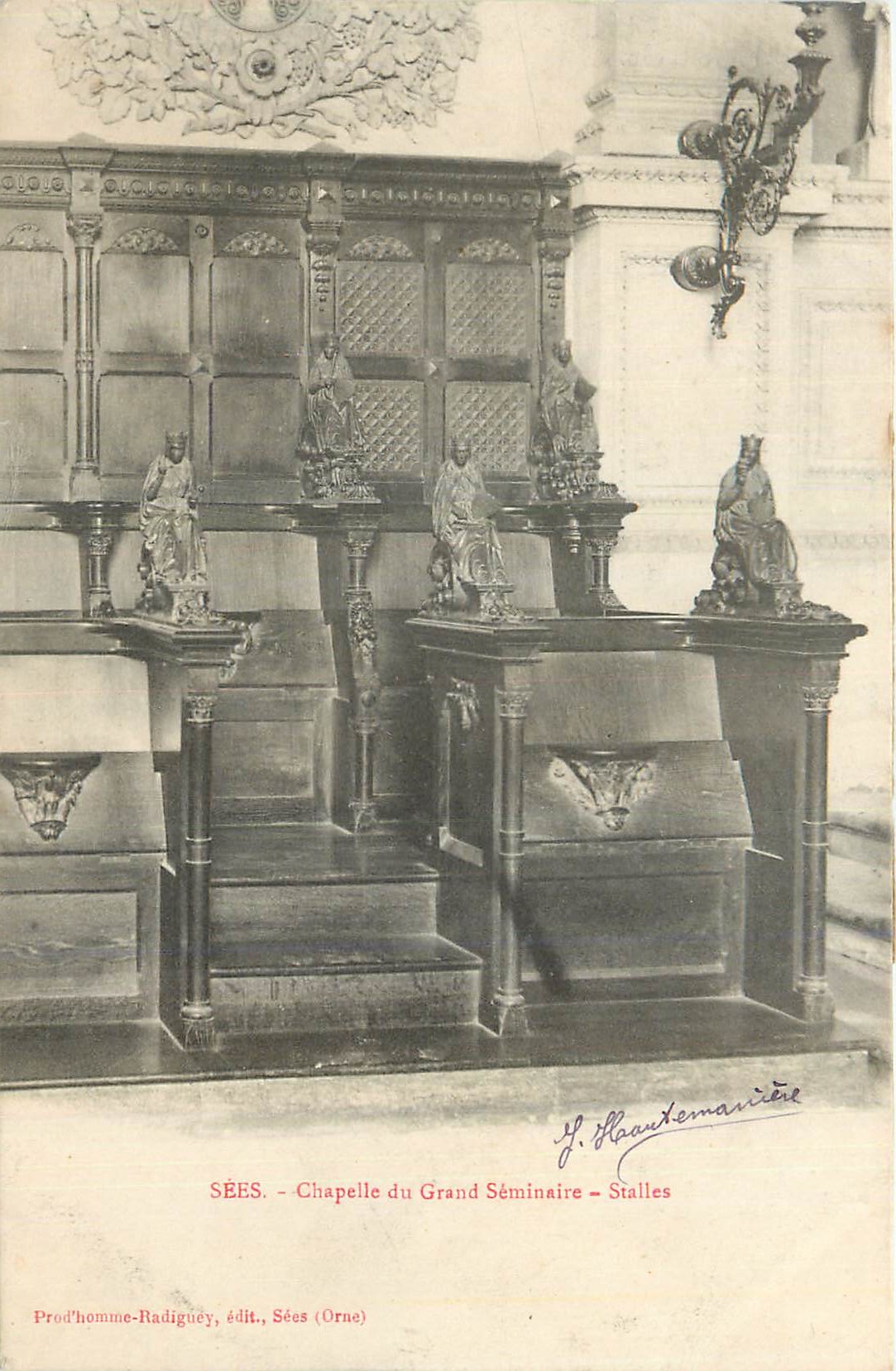 CPA Sees Chapelle de Grand Seminaire Stalles