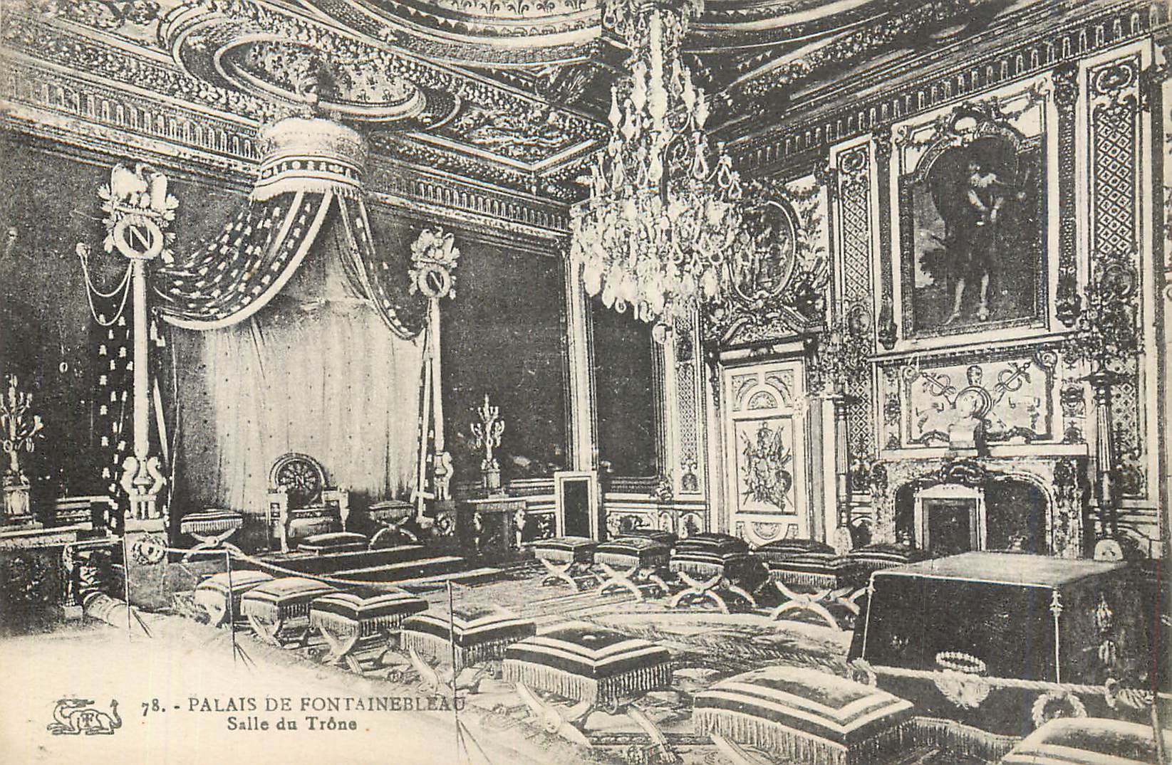 Paleis van Fontainebleau — Zaal van het Thron — n°78