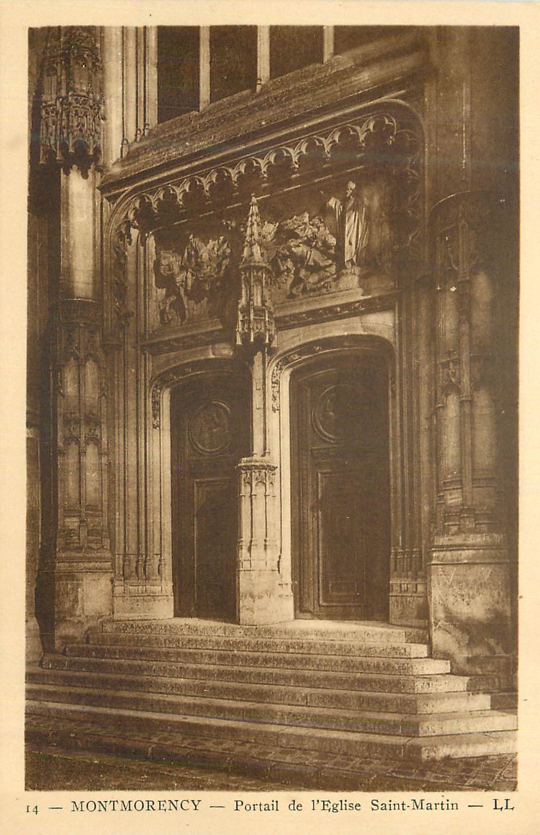 Montmorency — Portal der Kirche Saint-Martin — L.L.