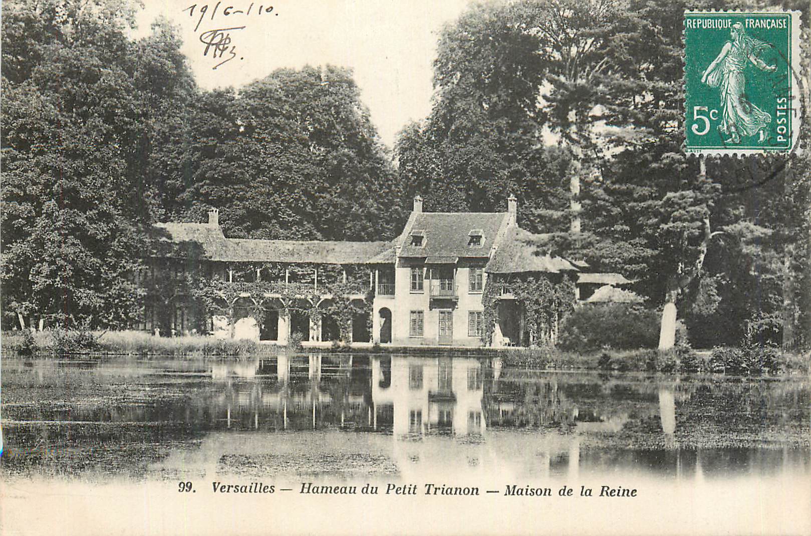 CPA Versailles Hameau du Petit Trianon Maison de la Reine
