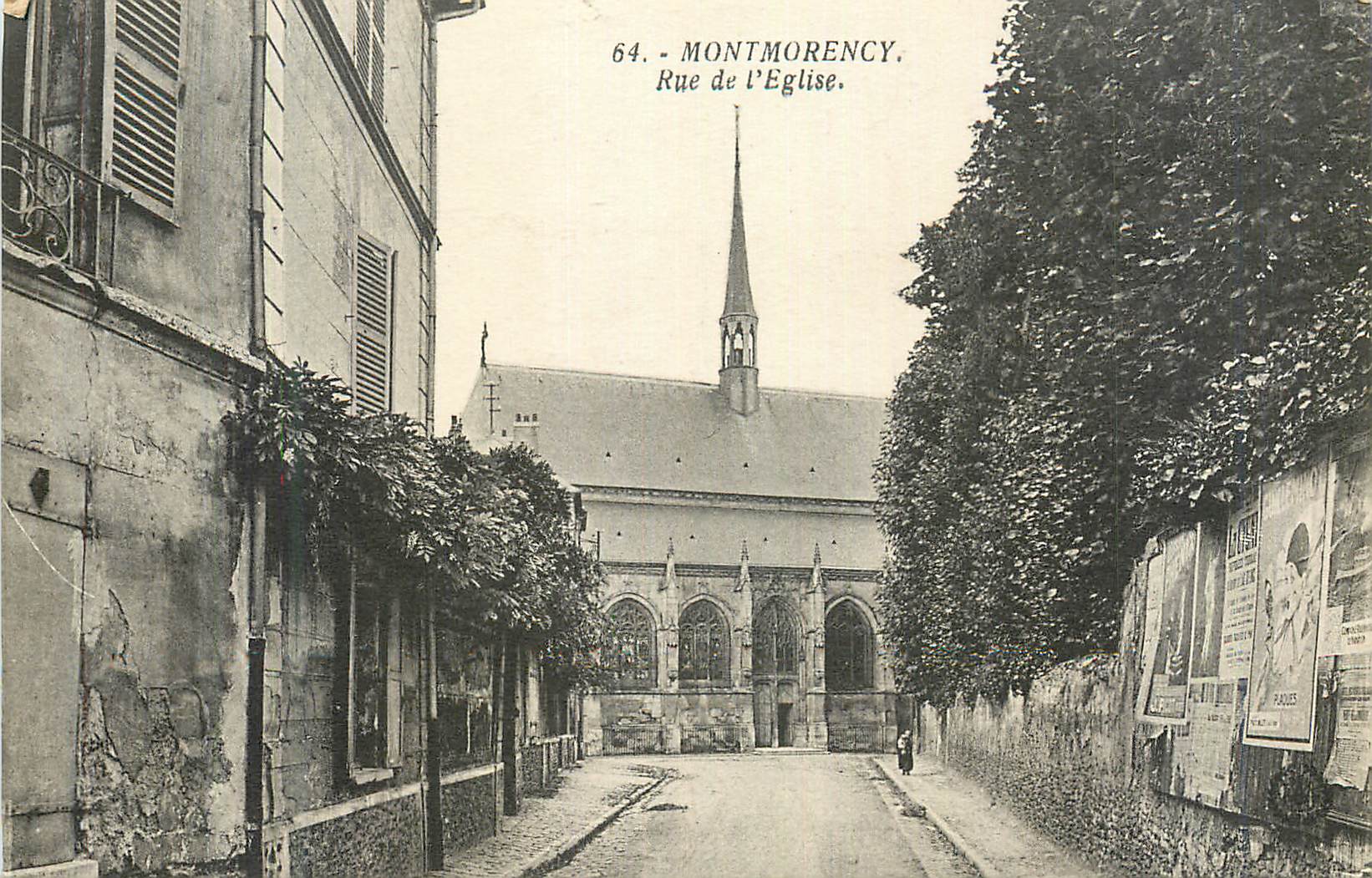 CPA Montmorency Rue de l Eglise