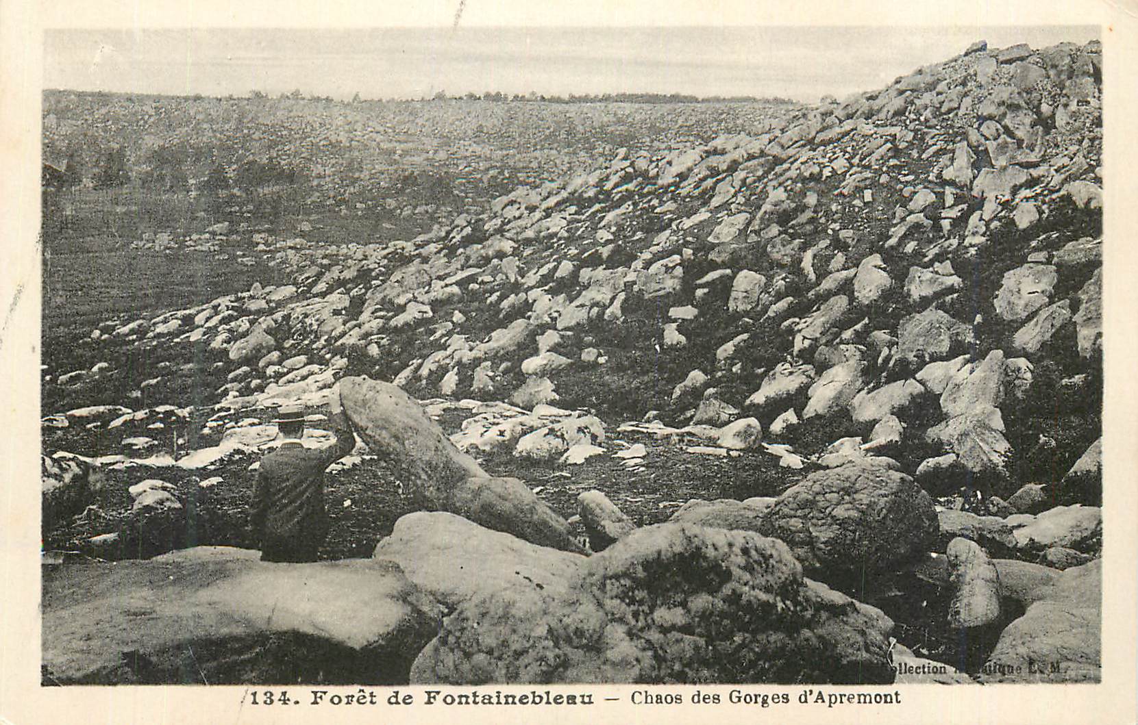 Forêt de Fontainebleau — Chaos des Gorges d'Apremont — Collection L. M.