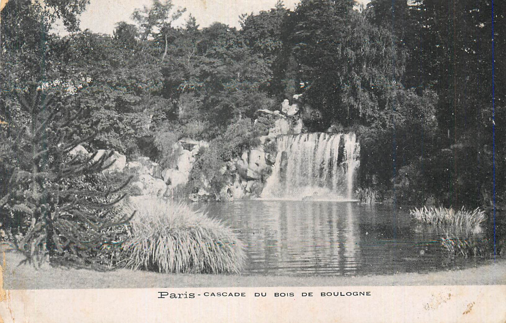 CPA Paris Cascade du Bois de Boulogne