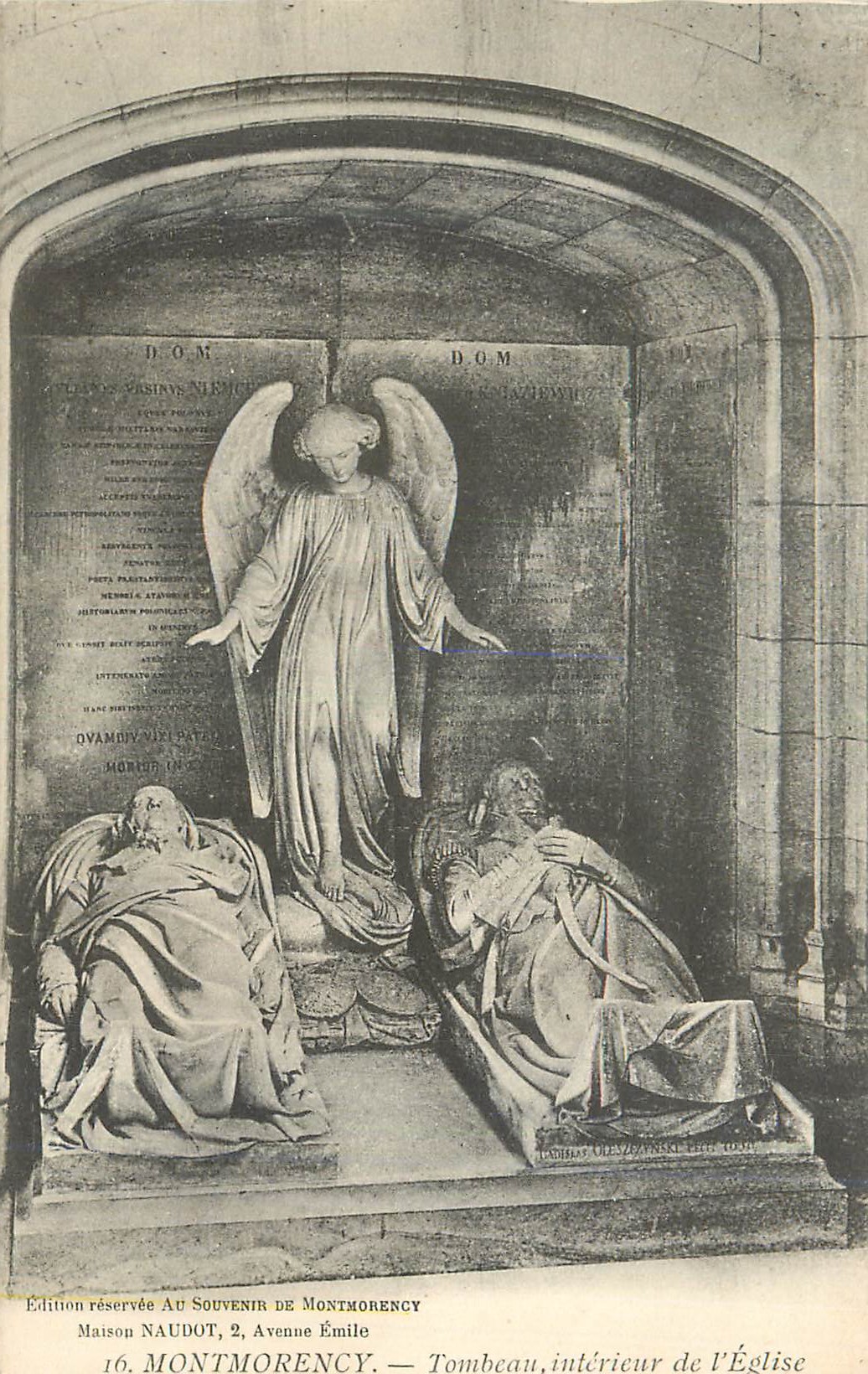 Montmorency — Innere Ansicht der Kirche — Exklusive Ausgabe zum Gedenken an Montmorency, Maison NAUDOT, 2 Avenue Émile