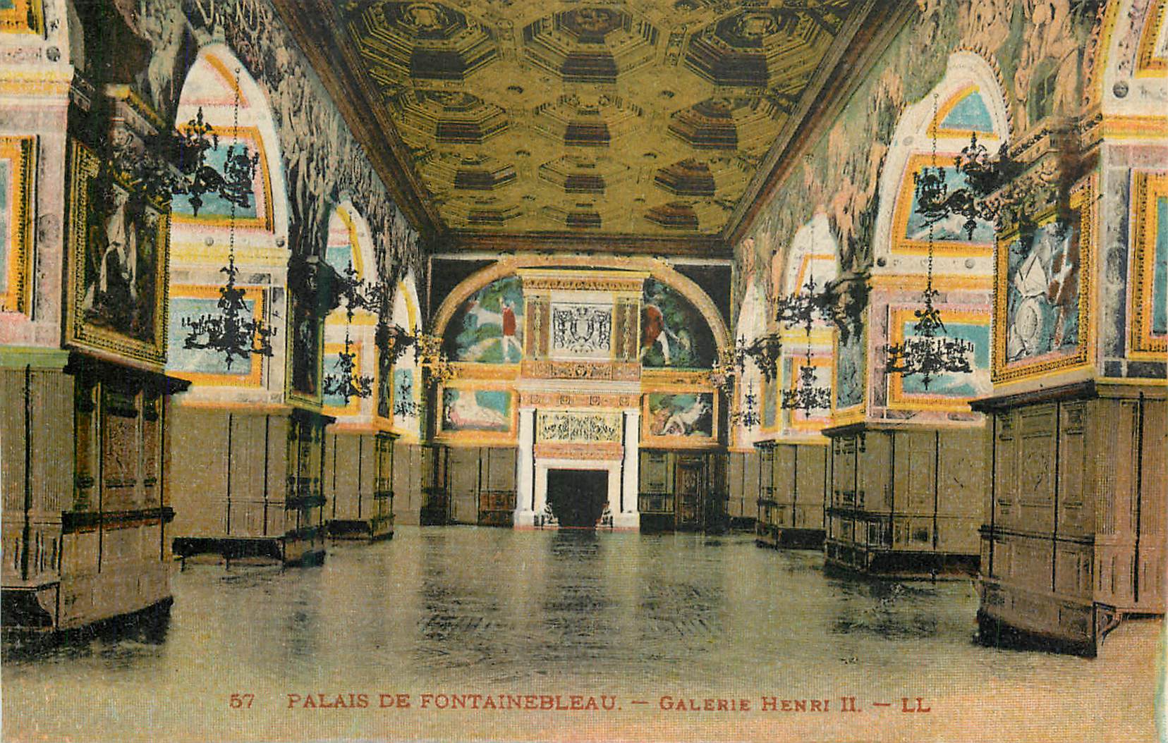 Palacio de Fontainebleau — Galería de Henri II — LL