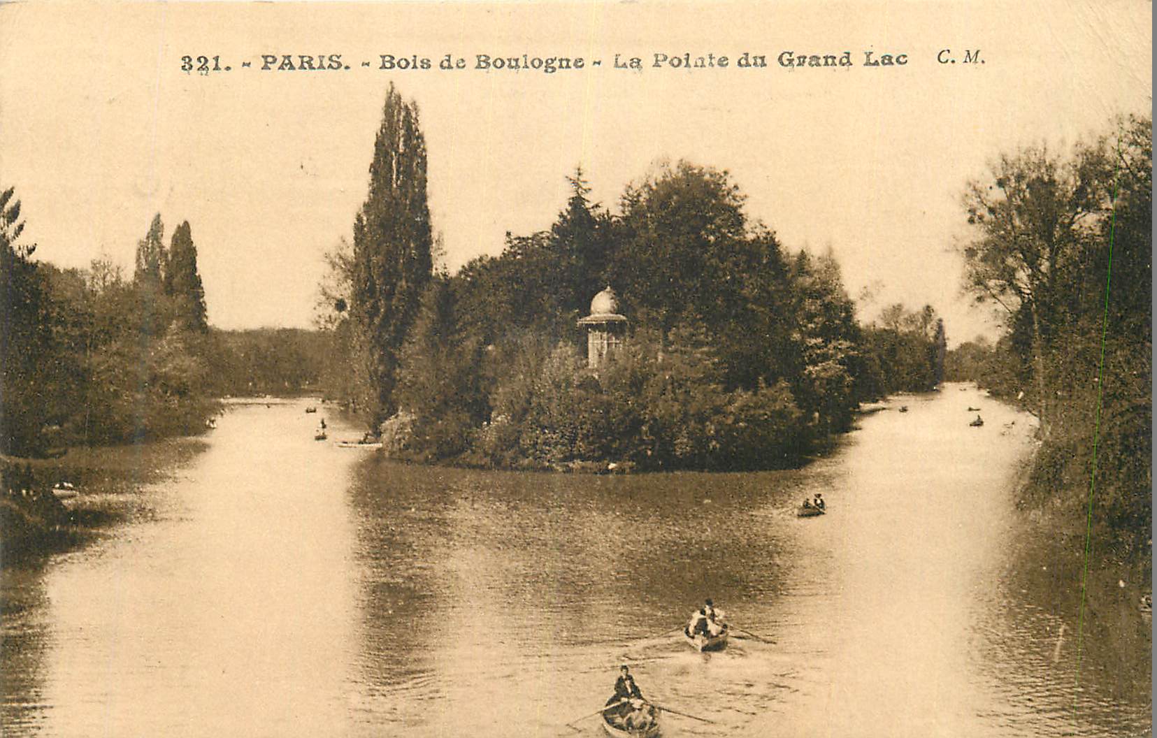 CPA Paris Bois de Boulogne La Pointe du Grand Lac