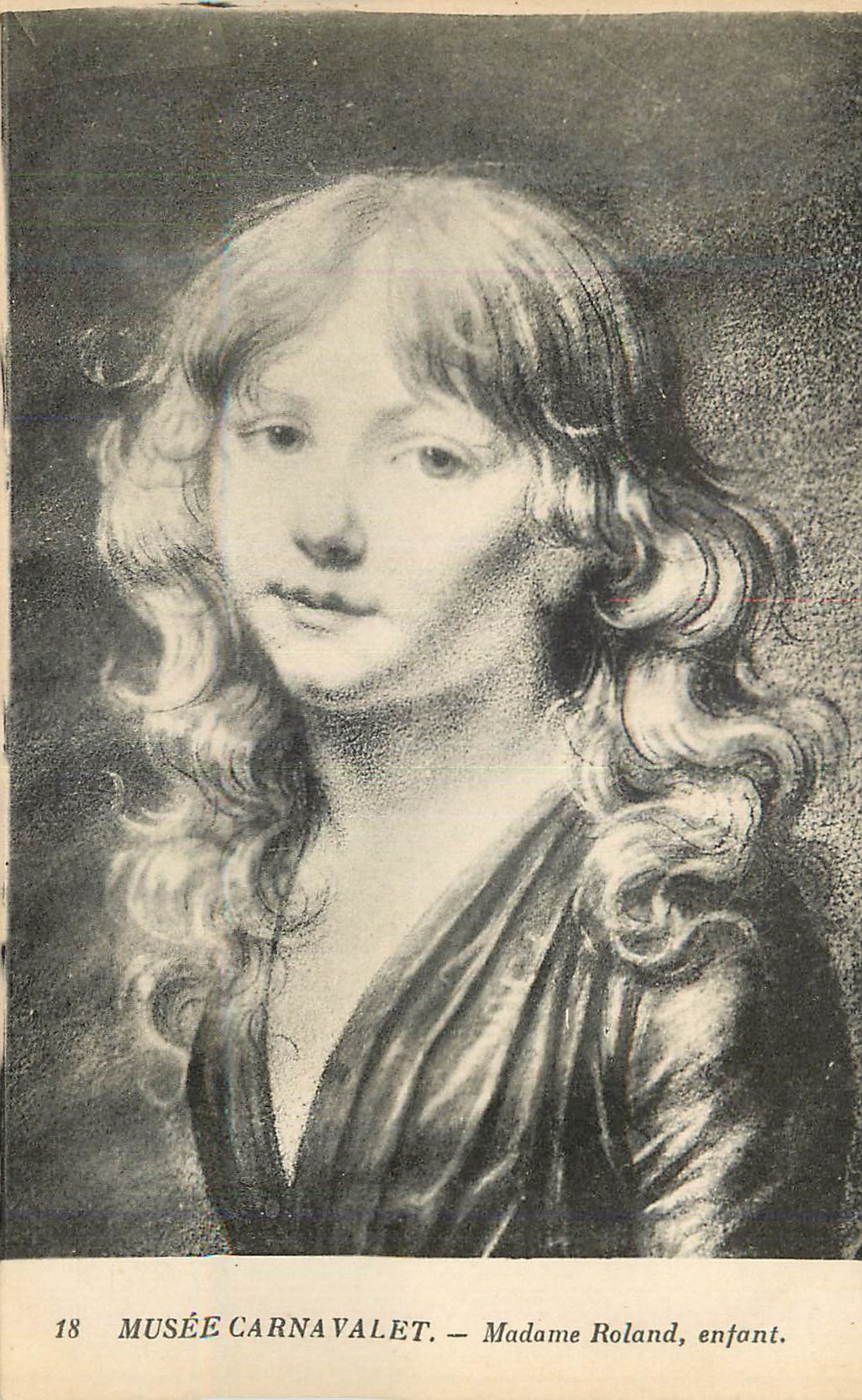 CPA Musee Carnevalet Madame Roland enfant