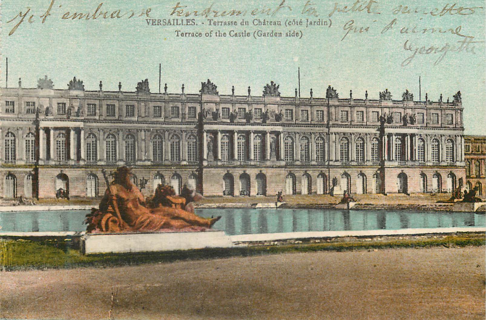 Versailles — Terrasse du Château (côté Jardin) — éditeur non identifié