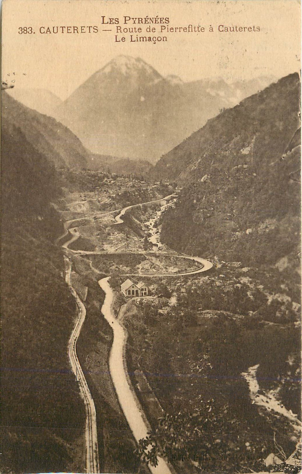 Les Pyrénées — Route de Pierrefitte à Cauterets Le Limacon — n°383
