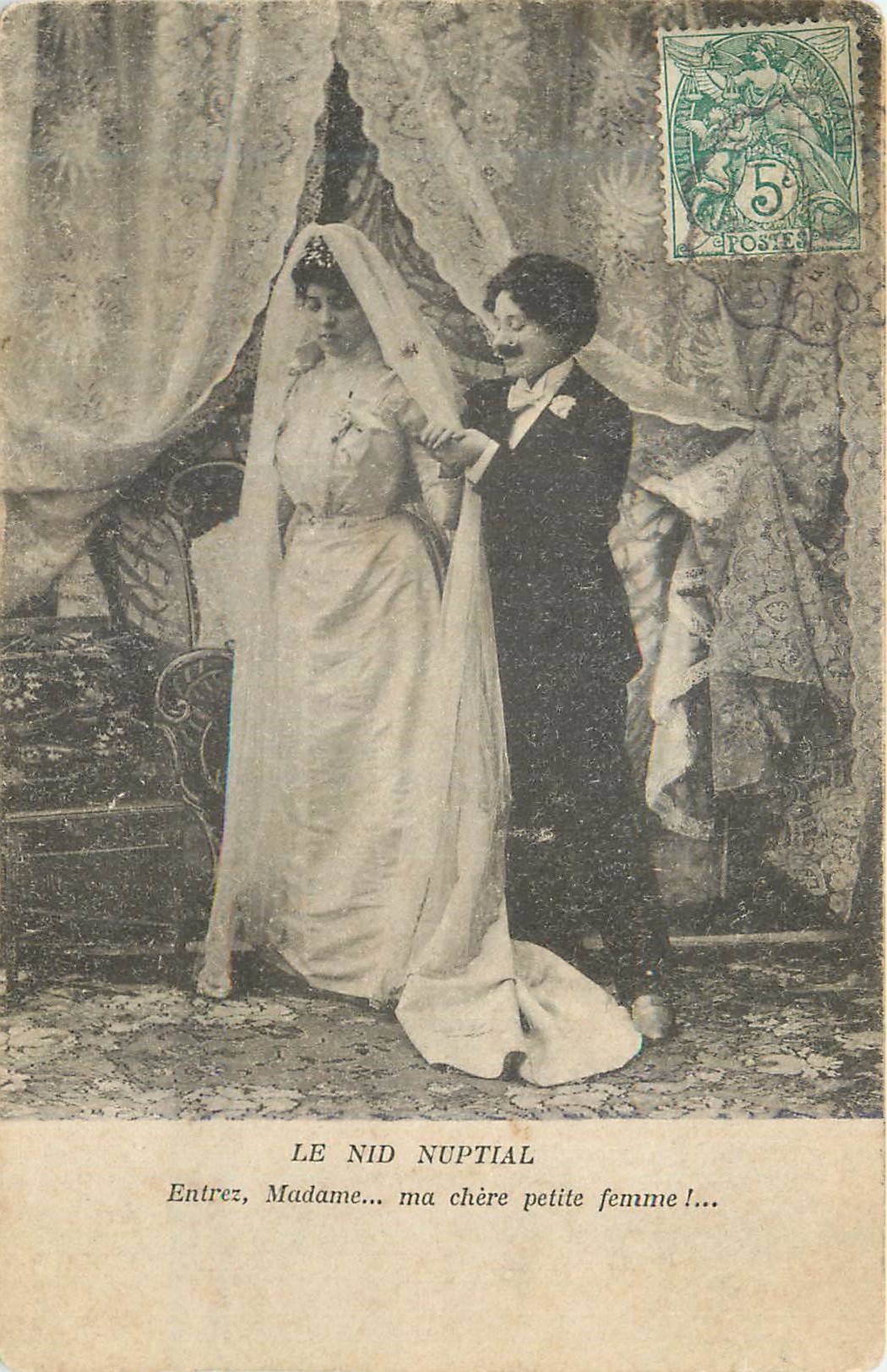 The Nuptial Nest — wedding scene — publisher not visible