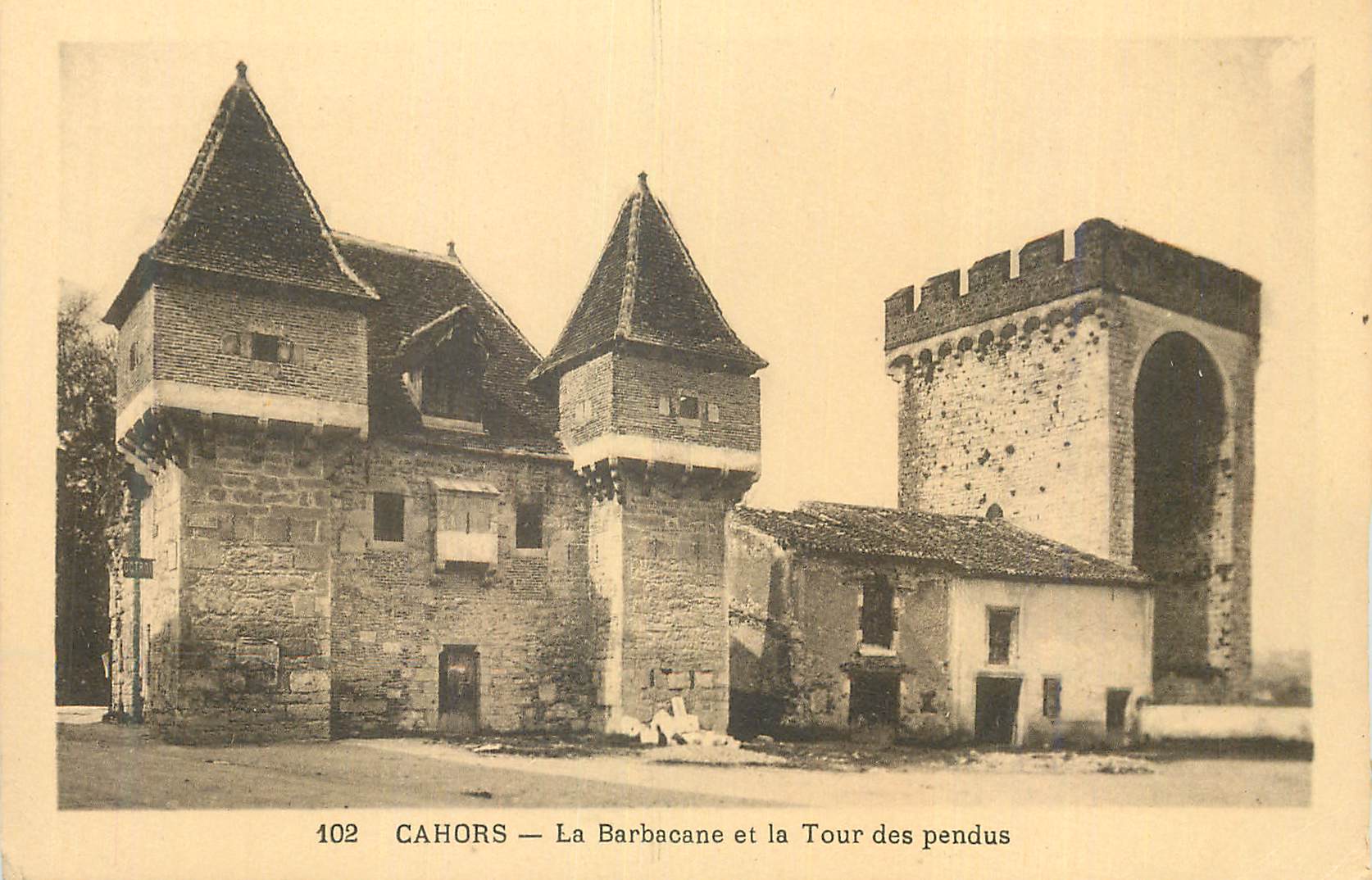 CPA Cahors La Barbacane et la Tour des pendus