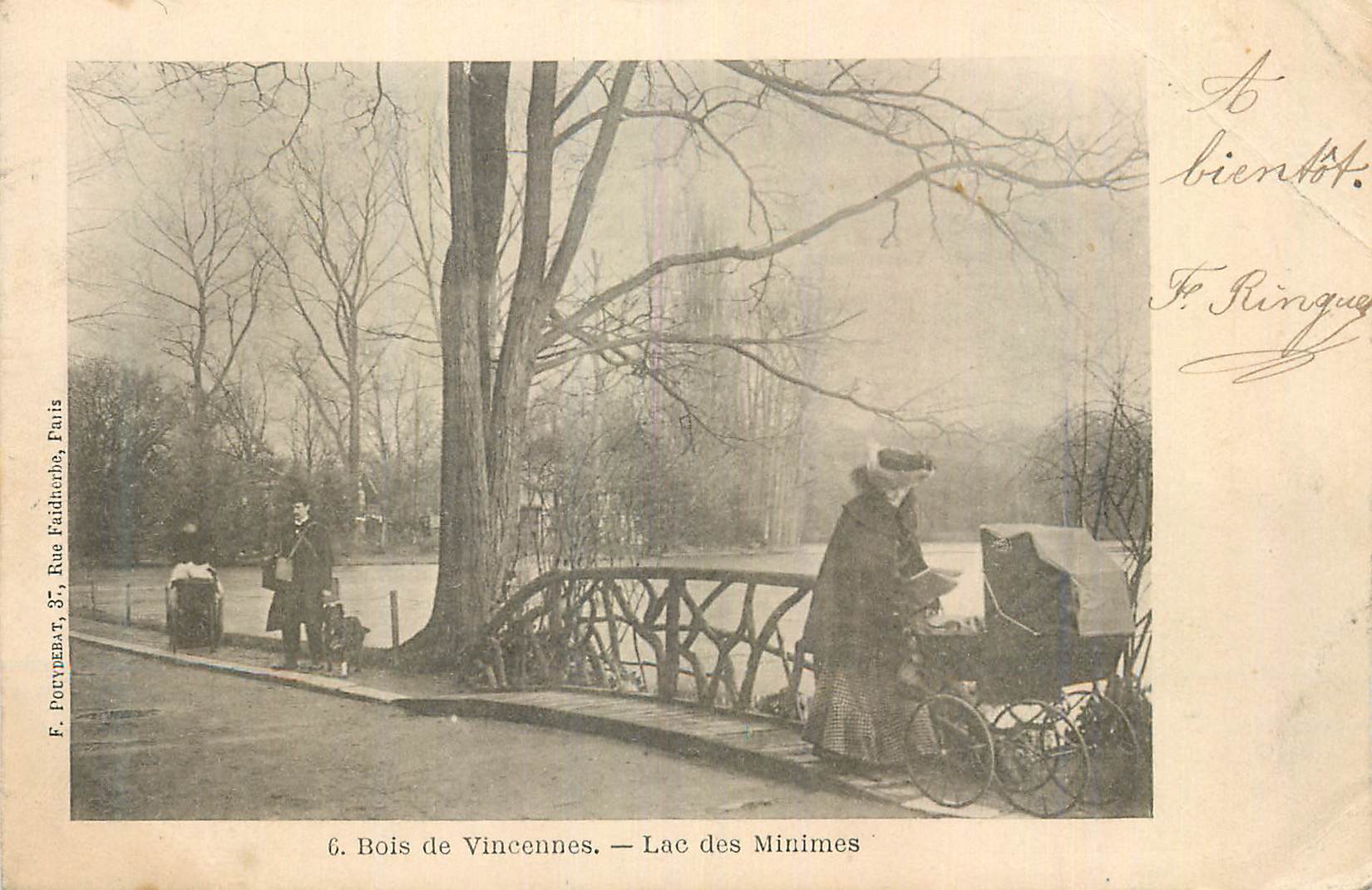 CPA Bois de Vincennes La des Minimes