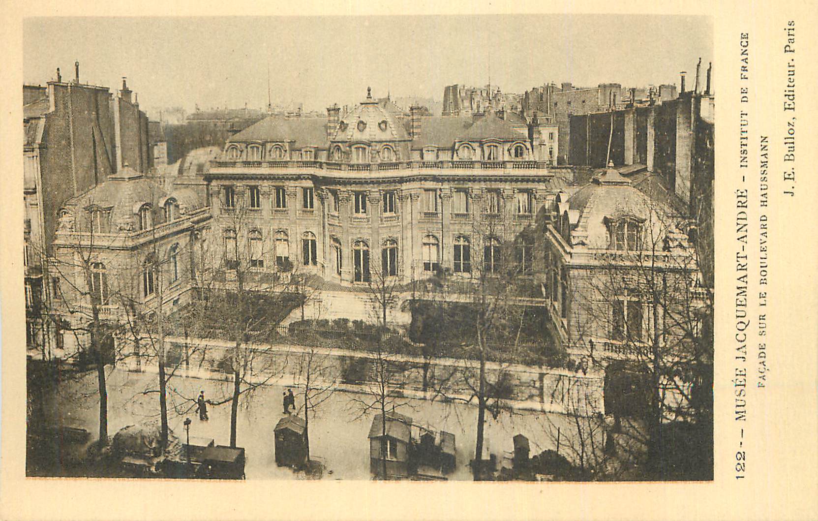 CPA Musee Jacquemart Andre Institut de France Facade sur le Boulevard Haussmann