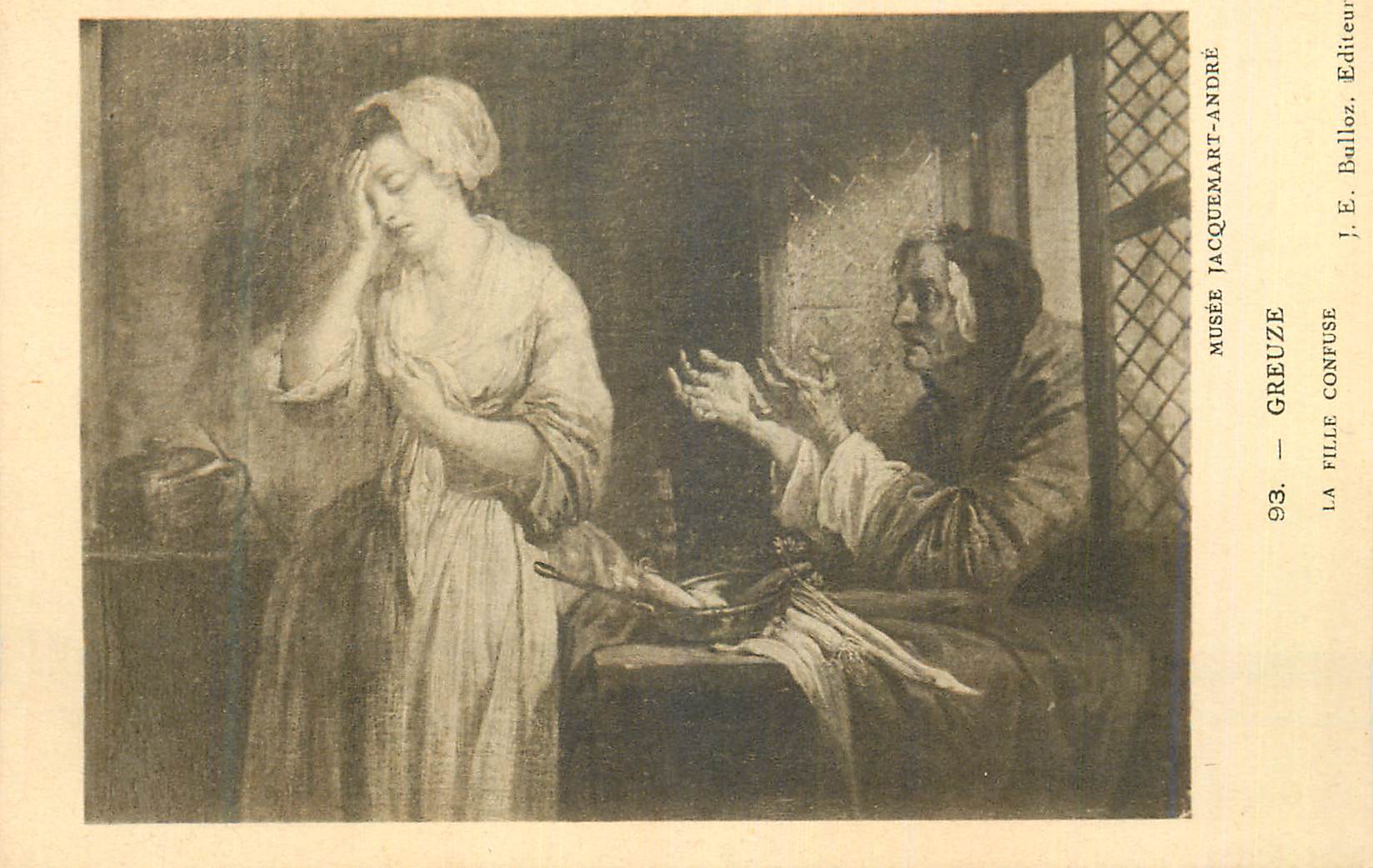 CPA Musee Jacquemart Andre Greuze La Fille Confuse
