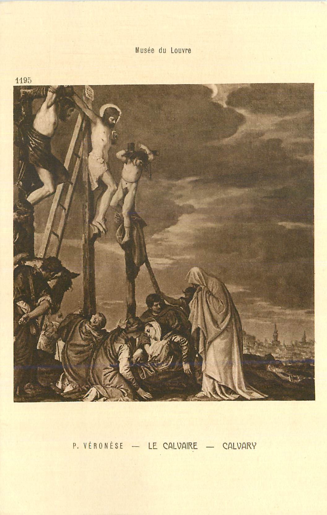 CPA Musee de Louvre P Veronese Le Calvaire