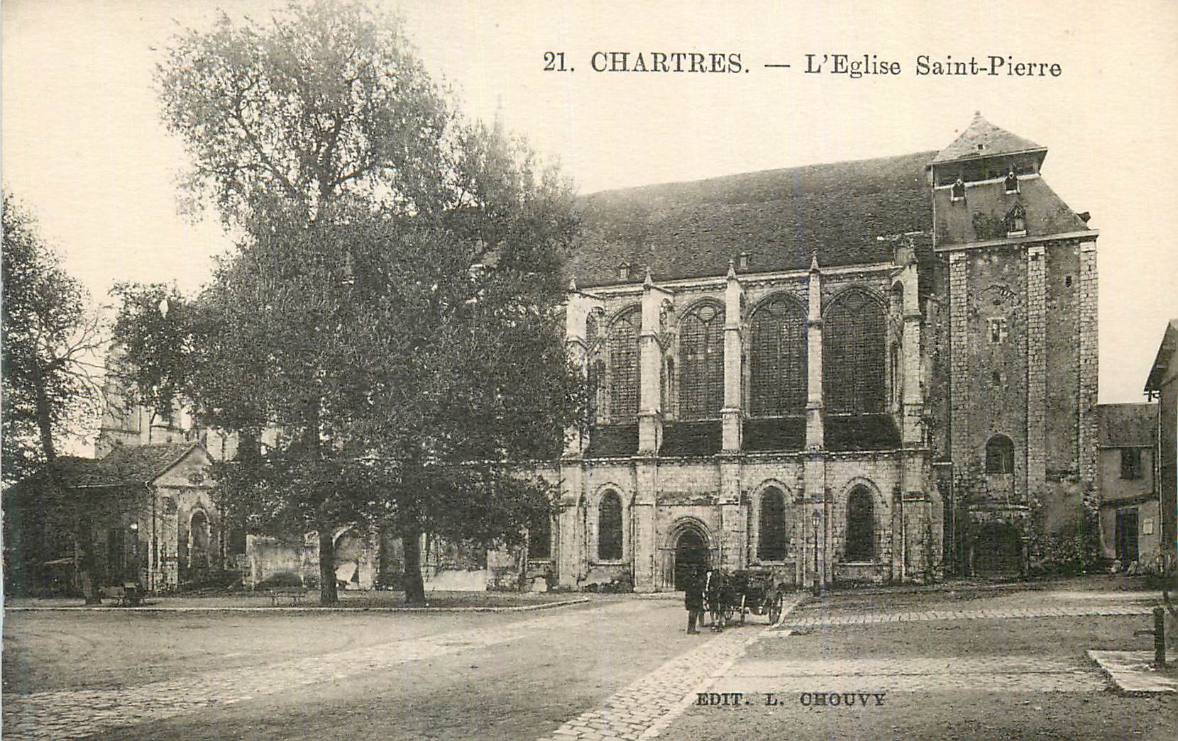 Chartres — L'Église Saint-Pierre — Édit. L. Chouvy