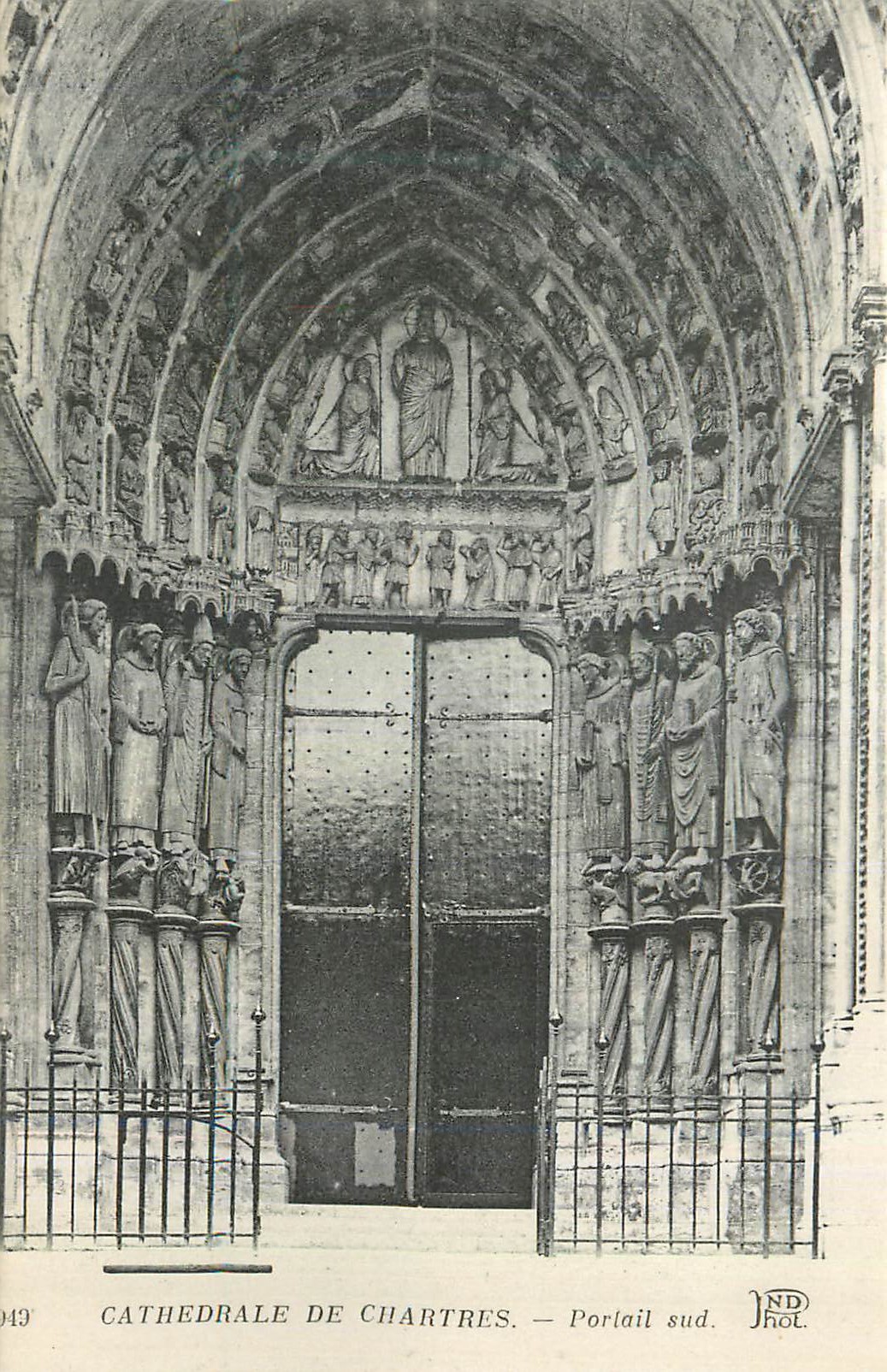 CPA Cathedrale de Chartres Portail sud