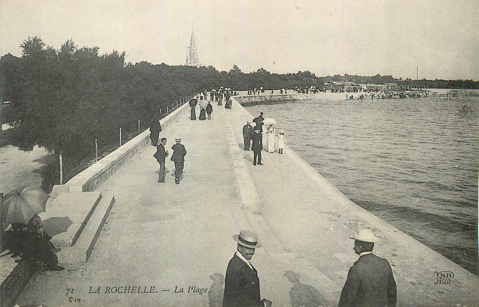 La Rochelle — La Plage — éditeur NDJhet, n° de série 71