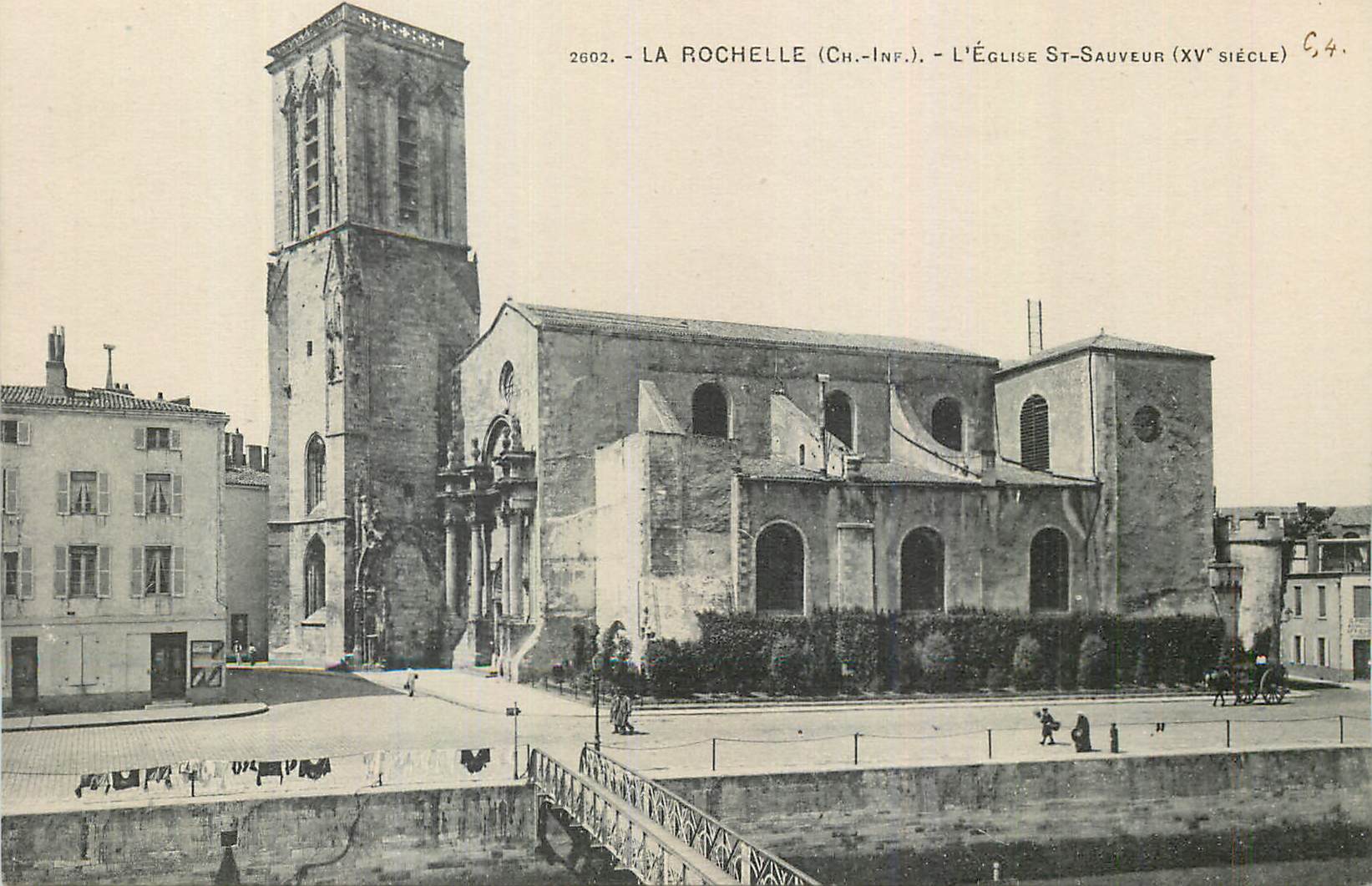CPA La Rochelle Ch Inf l Eglise St Sauveur xv siecle