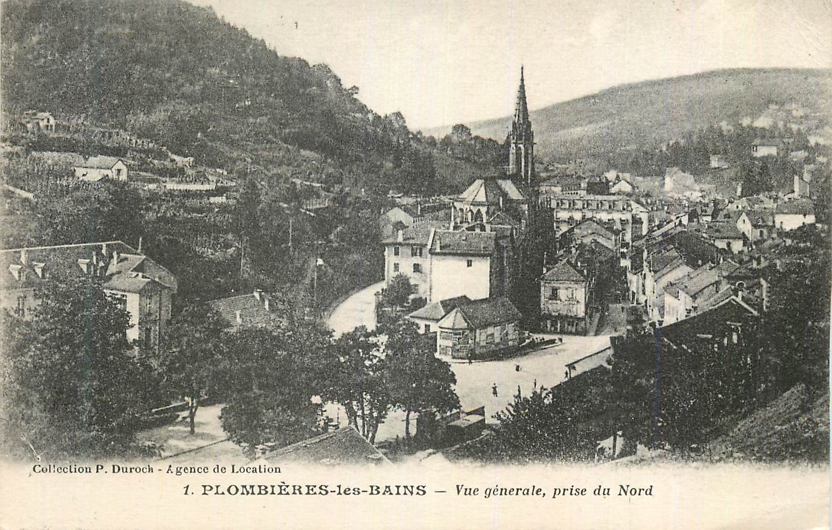 CPA Plombieres les Bains Vue generale prise du Nord