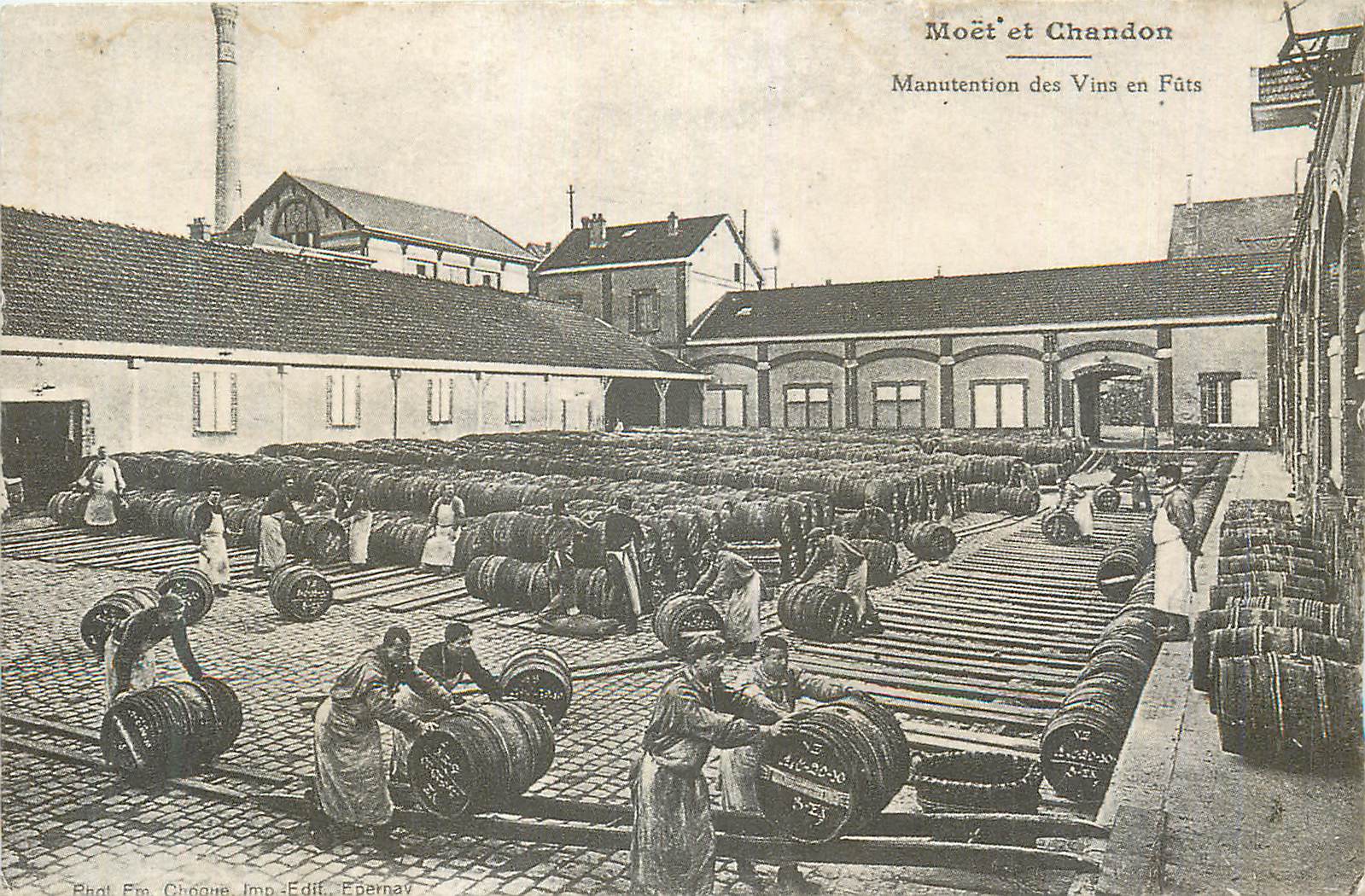REPRO Moet et Chandon Manutention des Vins en Futs Champagne