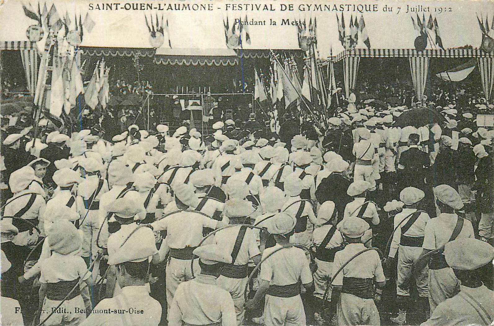 REPRO Saint Ouen L Aumone Festival de Gymnastique du 7 July 1912