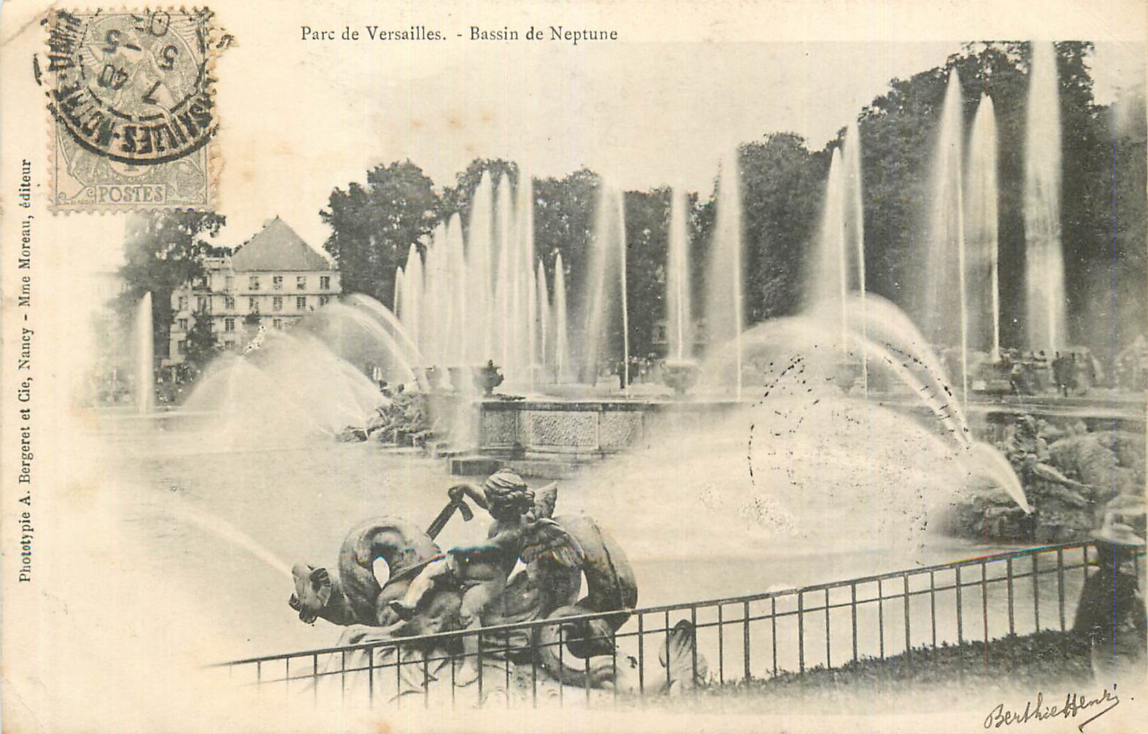 CPA Parc de Versailles Bassin de Neptune