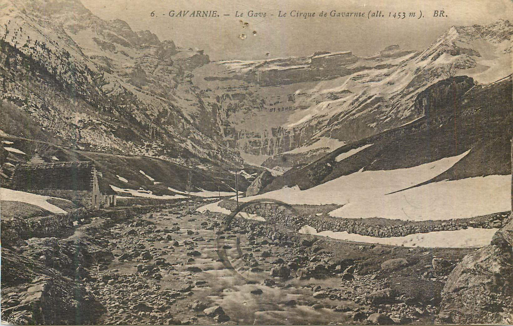 CPA Gavarnie Le Gave Le Cirque de Gavarnie