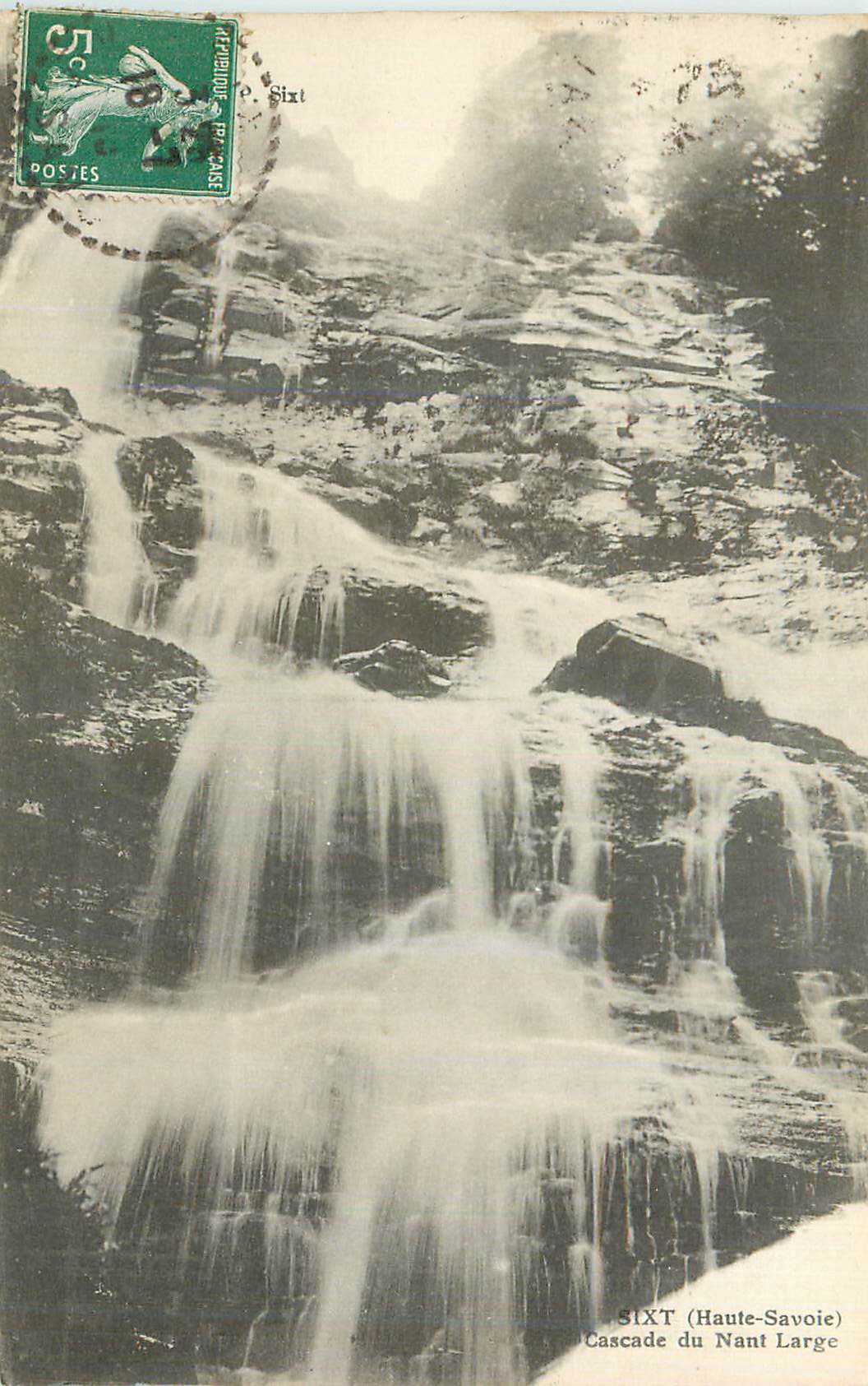 Sixt (Haute-Savoie) — Cascade du Nant Large — P. Sixt