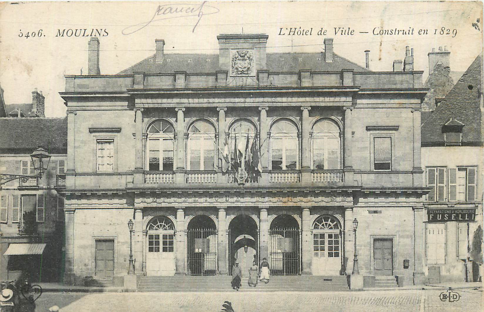 CPA Moulins L Hotel de Ville