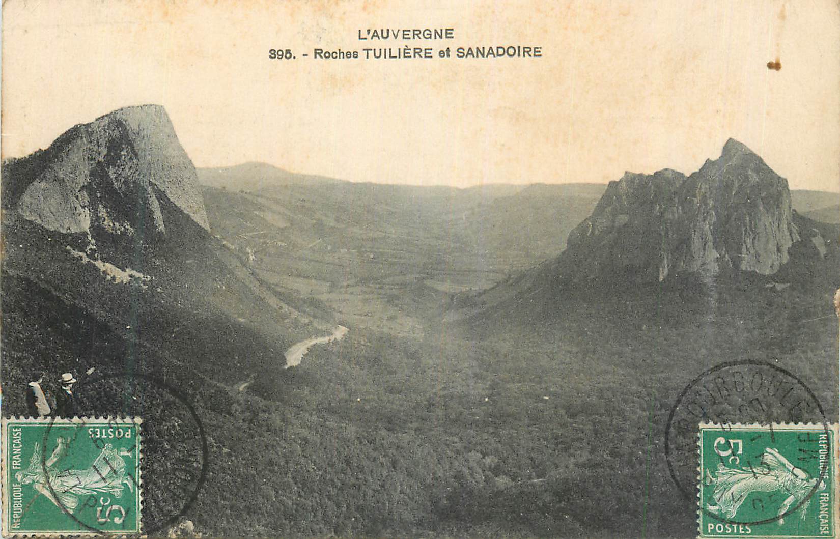 CPA L Auvergne Roches Tuiliere et Sanadoire