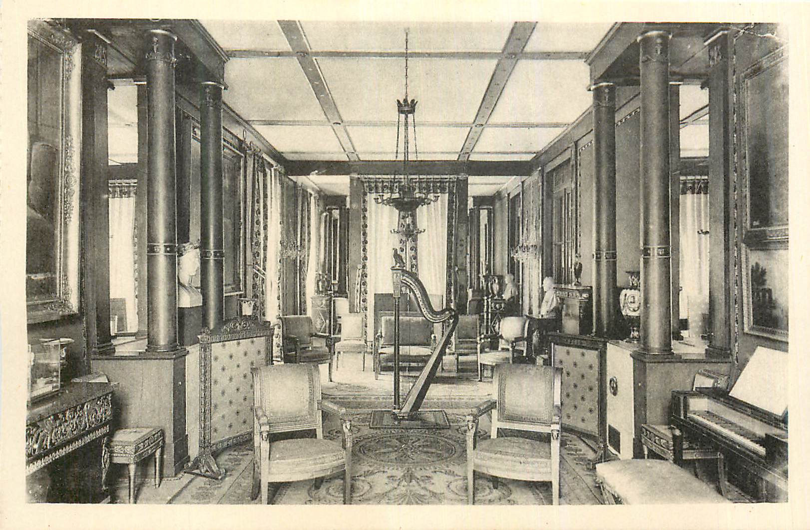 CPA Chateau de Malmaison Salon de Musique de l Imperatrice Josephine