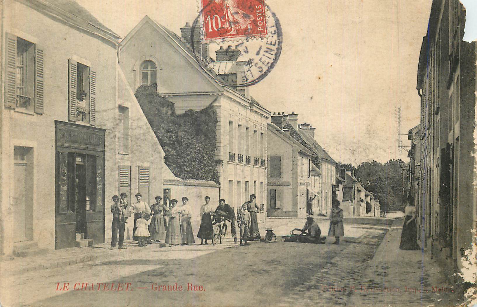 CPA Le Chatelet Grande Rue