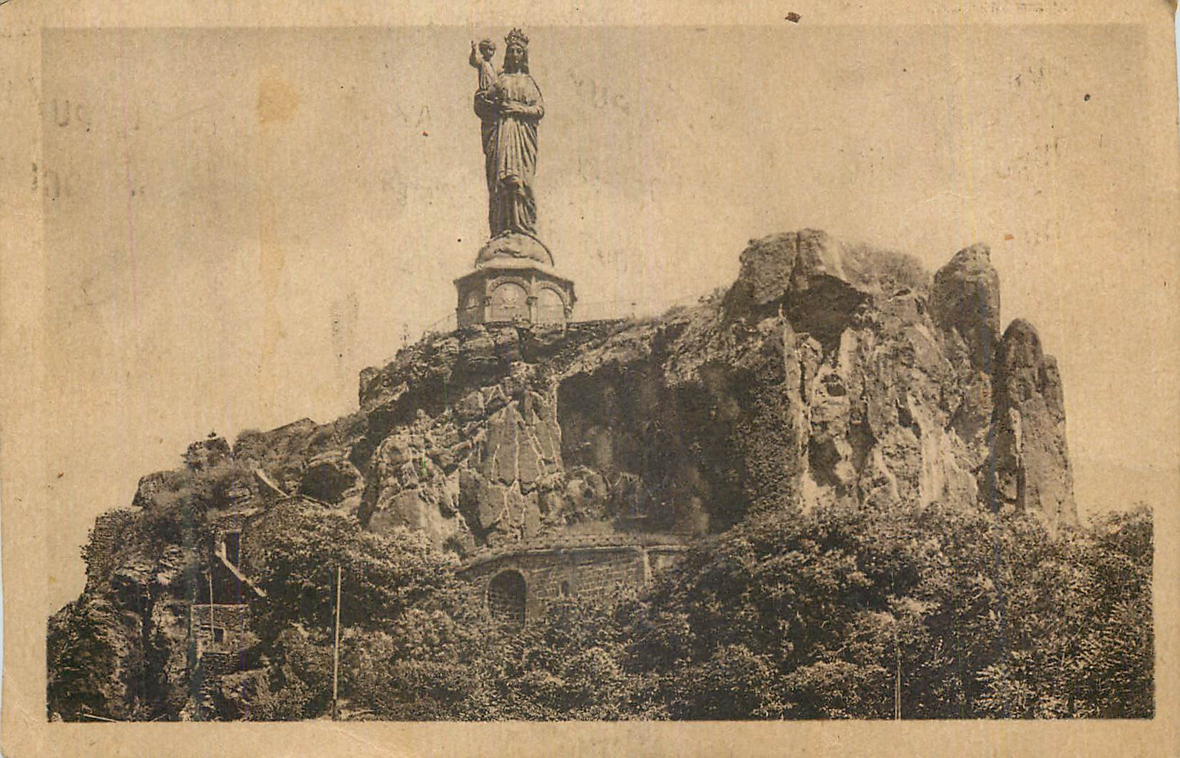 CPA Le Puy La Statue colossale de Notre Dame de France d apres Bonassieux