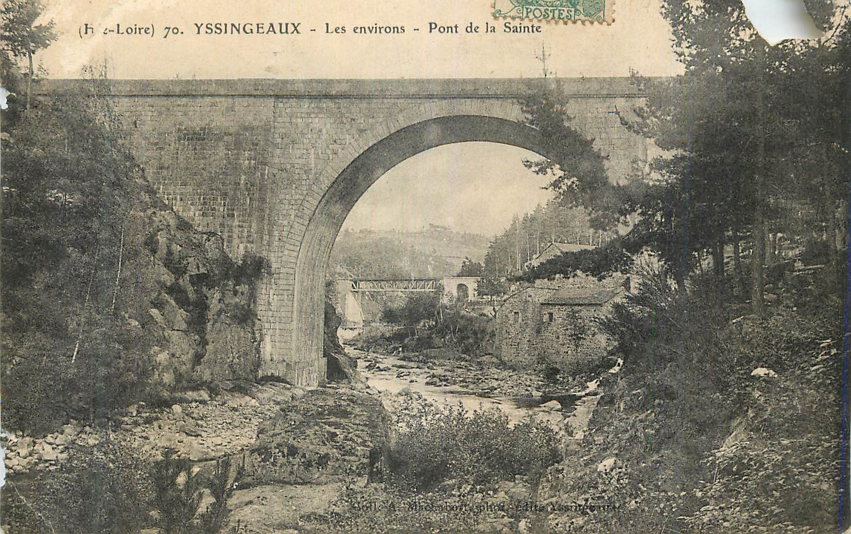 CPA Yssingeaux Les environs Pont de la Sainte