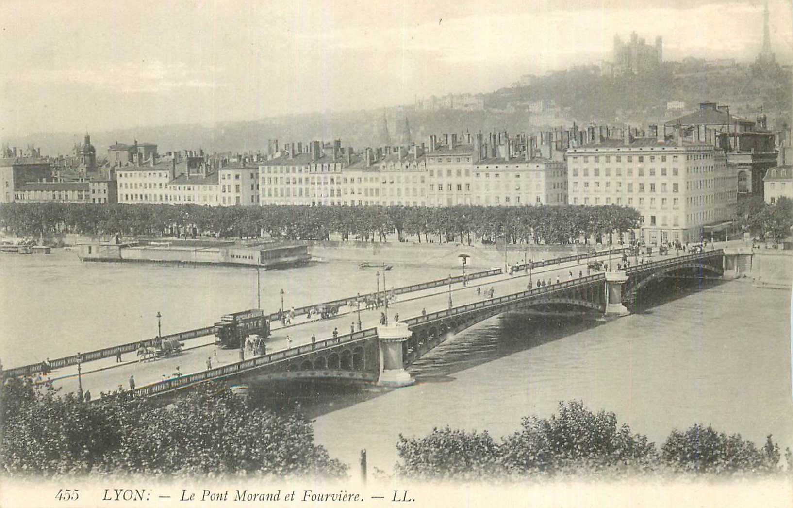 CPA Lyon Le Pont Morand et Fourviere